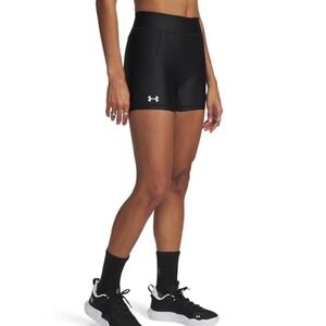 Under Armour (UA)‎ UA Team Shorty Short 3" Black w/White Logo, Size Medium